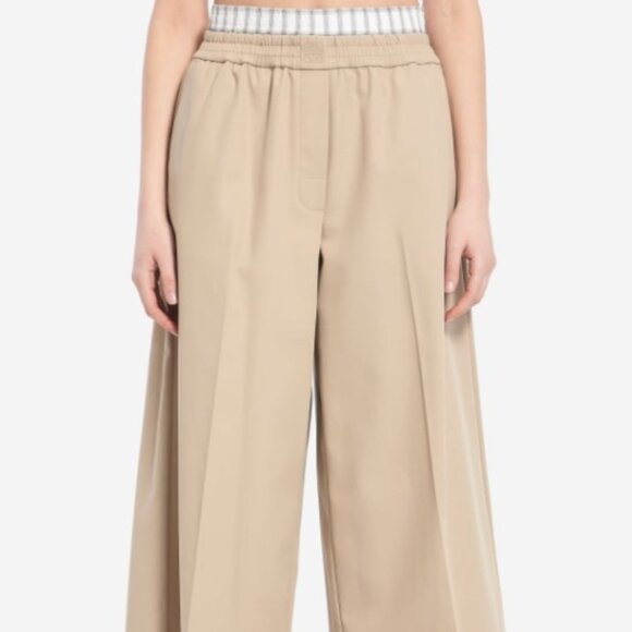 Loewe  cropped mid rise pants w doubke waistband sz XSsize XS - Picture 1 of 5